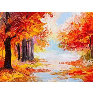 Wee Blue Coo Autumn Forest Landscape Art Print Poster Wall Decor 12X16 Inch Wee Blue Coo Autumn Forest Landscape Art Print Poster Wall Decor 12X16 Inch