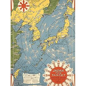Artery8 Map Ernest Dudley Chase 1942 WWII Japan Target War Unframed Wall Art Print Poster Home Decor Premium Artery8 Map Ernest Dudley Chase 1942 WWII Japan Target War Unframed Wall Art Print Poster Home Decor Premium