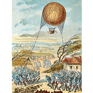 Fine Art Prints Romanet Early Balloon Flight Commander Coutelle Mainz Large Wall Art Poster Print Thick Paper 18X24 Inch Fine Art Prints Romanet Early Balloon Flight Commander Coutelle Mainz Large Wall Art Poster Print Thick Paper 18X24 Inch