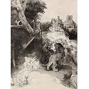 Fine Art Prints Rembrandt Saint Jerome Reading In An Italian Landscape Art Print Canvas Premium Wall Decor Poster Mural Fine Art Prints Rembrandt Saint Jerome Reading In An Italian Landscape Art Print Canvas Premium Wall Decor Poster Mural