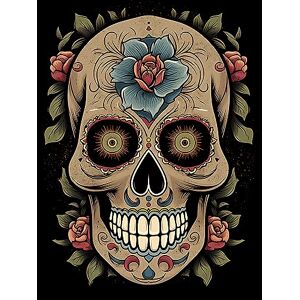 Artery8 Old School USA Tattoo Ink Body Art Day Dead Skull Rockabilly Americana 50s Large Wall Art Poster Print Thick Paper 18X24 Inch Artery8 Old School USA Tattoo Ink Body Art Day Dead Skull Rockabilly Americana 50s Large Wall Art Poster Print Thick Paper 18X24 Inch