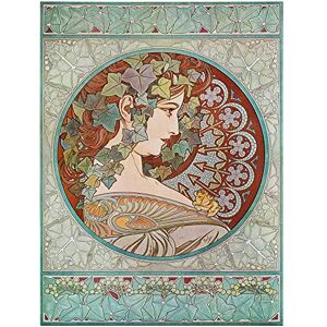 Wee Blue Coo Mucha Laurel 1901 Large Wall Art Poster Print Thick Paper 18X24 Inch Wee Blue Coo Mucha Laurel 1901 Large Wall Art Poster Print Thick Paper 18X24 Inch