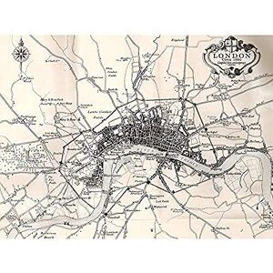 Artery8 Map Crown 1930 London City England 1660 Plan Chart Unframed Wall Art Print Poster Home Decor Premium Artery8 Map Crown 1930 London City England 1660 Plan Chart Unframed Wall Art Print Poster Home Decor Premium