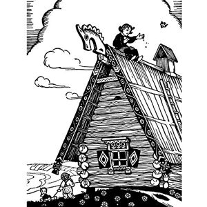 Fine Art Prints Artzybasheff Verotchka Yasha House Illustration Premium Wall Art Canvas Print 18X24 Inch Fine Art Prints Artzybasheff Verotchka Yasha House Illustration Premium Wall Art Canvas Print 18X24 Inch