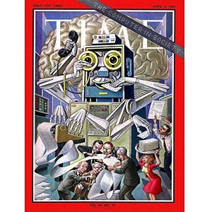 Wee Blue Coo Science Magazine Cover Computer Society Robot Office Art Print Poster Wall Decor 12X16 Inch Wee Blue Coo Science Magazine Cover Computer Society Robot Office Art Print Poster Wall Decor 12X16 Inch