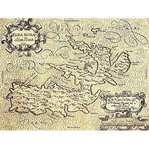 Wee Blue Coo Map Antique Elba Island Ocean Napoleon Art Print Poster Wall Decor 12X16 Inch Wee Blue Coo Map Antique Elba Island Ocean Napoleon Art Print Poster Wall Decor 12X16 Inch