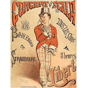 Fine Art Prints Levy Libert La Scala Paris Cabaret Advert Large Print Poster Wall Art Decor Picture Fine Art Prints Levy Libert La Scala Paris Cabaret Advert Large Print Poster Wall Art Decor Picture