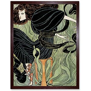 Wee Blue Coo Magazine Cover Jugend Abstract Woman Art Print Framed Poster Wall Decor 12x16 inch Wee Blue Coo Magazine Cover Jugend Abstract Woman Art Print Framed Poster Wall Decor 12x16 inch