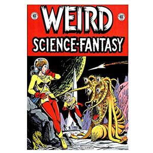 Wee Blue Coo Comic Weird Science Fantasy Alien Planet Girl Space Usa Wall Art Print Wee Blue Coo Comic Weird Science Fantasy Alien Planet Girl Space Usa Wall Art Print