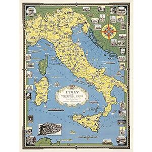 Artery8 1944 Ernest Dudley Chase Map Italy With Vatican City Art Print Canvas Premium Wall Decor Poster Mural Artery8 1944 Ernest Dudley Chase Map Italy With Vatican City Art Print Canvas Premium Wall Decor Poster Mural