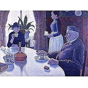 Fine Art Prints Paul Signac Breakfast Kunstdruck auf Leinwand, Premium-Wanddekoration, Poster Fine Art Prints Paul Signac Breakfast Kunstdruck auf Leinwand, Premium-Wanddekoration, Poster