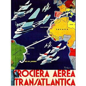 Wee Blue Coo Travel Transport Italy South America Airline Plane Fleet Fly Map Art Print Poster Wall Decor 12X16 Inch Wee Blue Coo Travel Transport Italy South America Airline Plane Fleet Fly Map Art Print Poster Wall Decor 12X16 Inch