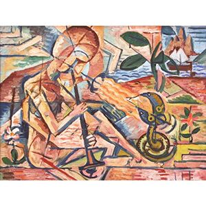 Fine Art Prints Kubista Fakir Taming Snakes Abstract Painting Large Wall Art Print Canvas Premium Mural Fine Art Prints Kubista Fakir Taming Snakes Abstract Painting Large Wall Art Print Canvas Premium Mural