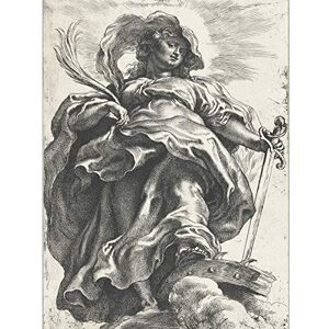 Artery8 Peter Paul Rubens Saint Catherine Of Alexandria Premium Wall Art Canvas Print 18X24 Inch Artery8 Peter Paul Rubens Saint Catherine Of Alexandria Premium Wall Art Canvas Print 18X24 Inch