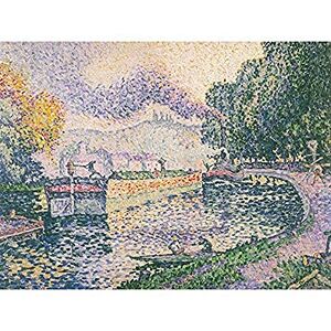 Fine Art Prints Paul Signac The Tugboat Canal In Samois Art Print Canvas Premium Wall Decor Poster Mural Fine Art Prints Paul Signac The Tugboat Canal In Samois Art Print Canvas Premium Wall Decor Poster Mural