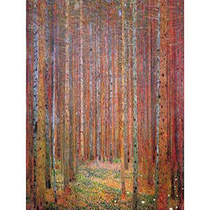 Wee Blue Coo Gustav Klimt Tannenwald I Old Master Painting Art Print Poster Wall Decor 12X16 Inch Wee Blue Coo Gustav Klimt Tannenwald I Old Master Painting Art Print Poster Wall Decor 12X16 Inch