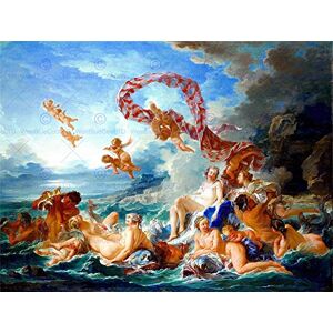 Wee Blue Coo Painting Roman Boucher Triumph Venus Wall Art Print Wee Blue Coo Painting Roman Boucher Triumph Venus Wall Art Print
