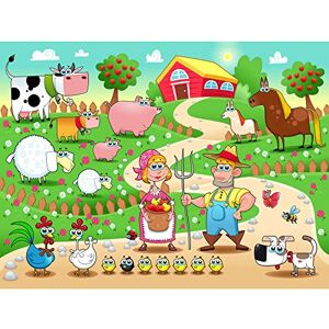 Wee Blue Coo NURSERY LANDSCAPE RURAL FARM HOUSE CHICKEN PIG SHEEP KIDS BEDROOM 12 X 16 INCH POSTER Wee Blue Coo NURSERY LANDSCAPE RURAL FARM HOUSE CHICKEN PIG SHEEP KIDS BEDROOM 12 X 16 INCH POSTER