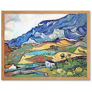Wee Blue Coo Vincent Van Gogh Les Alpilles Mountain Landscape Art Print Framed Poster Wall Decor 12X16 Inch Wee Blue Coo Vincent Van Gogh Les Alpilles Mountain Landscape Art Print Framed Poster Wall Decor 12X16 Inch