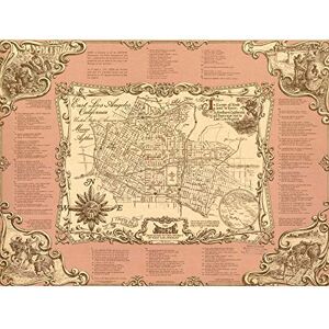 Artery8 Goez Map Guide To Murals Of East Los Angeles 1975 Art Print Canvas Premium Wall Decor Poster Mural Artery8 Goez Map Guide To Murals Of East Los Angeles 1975 Art Print Canvas Premium Wall Decor Poster Mural