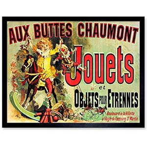 Artery8 Aux Buttes Chaumont Jouets French Ad Monica's Apartment Friends Art Print Framed Poster Wall Decor 12x16 inch Artery8 Aux Buttes Chaumont Jouets French Ad Monica's Apartment Friends Art Print Framed Poster Wall Decor 12x16 inch