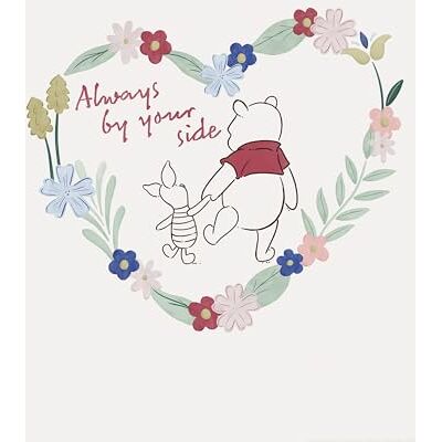 Komar Wall Picture Disney Winnie the Pooh Always by Your Side Size 30 x 40 cm Poster, Children's Room Decoration Rolled without Frame, Colourful Komar Wall Picture Disney Winnie the Pooh Always by Your Side Size 30 x 40 cm Poster, Children's Room Decoration Rolled without Frame, Colourful