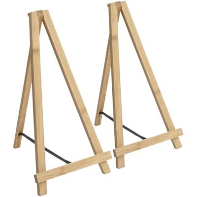 Argon Tableware Easel Stand 20cm Pack of 3 Wooden Easel Display Stand for Painting, Wedding Posters, Event Sign, Welcome Board, Wedding Table Plan, Art Canvas Holder Argon Tableware Easel Stand 20cm Pack of 3 Wooden Easel Display Stand for Painting, Wedding Posters, Event Sign, Welcome Board, Wedding Table Plan, Art Canvas Holder