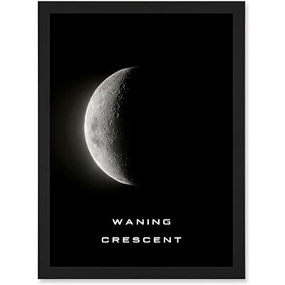 Artery8 - Phases of the Moon - Black - A4 - Poster Artery8 - Phases of the Moon - Black - A4 - Poster