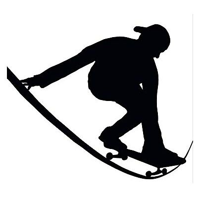 Wee Blue Coo Painting Sport Skateboarding Skater Ramp Black White Art Print Poster Wall Decor 12X16 Inch Wee Blue Coo Painting Sport Skateboarding Skater Ramp Black White Art Print Poster Wall Decor 12X16 Inch