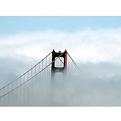 Fine Art Prints Highsmith Golden Gate Bridge Fog Photo Art Print Canvas Premium Wall Decor Poster Mural Fine Art Prints Highsmith Golden Gate Bridge Fog Photo Art Print Canvas Premium Wall Decor Poster Mural