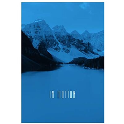 Komar Wall Picture Word Lake In Motion Blue Poster, Picture, Living Room, Bedroom, Decoration, Art Print Without Frame P087C-50x70 Size: 50 x 70 cm (Width x Height) Komar Wall Picture Word Lake In Motion Blue Poster, Picture, Living Room, Bedroom, Decoration, Art Print Without Frame P087C-50x70 Size: 50 x 70 cm (Width x Height)