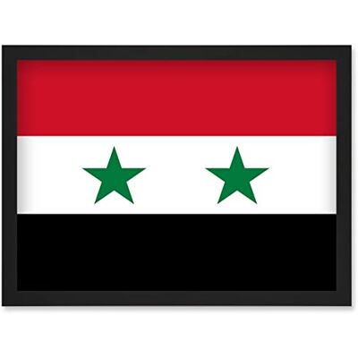 Artery8 - Syrian Arab Republic Flag - A4 - Poster Artery8 - Syrian Arab Republic Flag - A4 - Poster