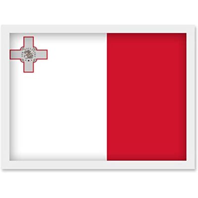 Artery8 - Malta Flag - Vexillology - World Flags - Poster Artery8 - Malta Flag - Vexillology - World Flags - Poster
