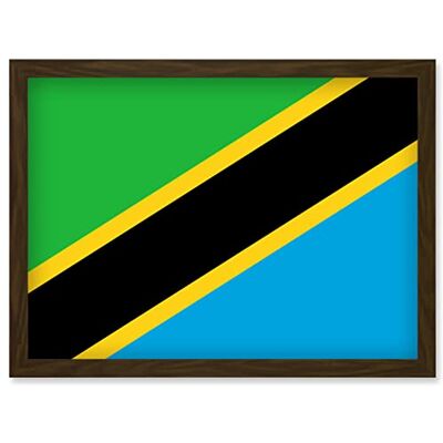 Artery8 - Tanzania Flag - A4 - Framed - Wall Art Print Artery8 - Tanzania Flag - A4 - Framed - Wall Art Print