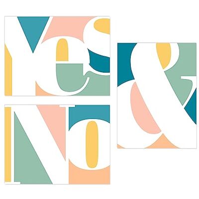 Wee Blue Coo - Pack of 3 - Symbol Typography - Wall Art Wee Blue Coo - Pack of 3 - Symbol Typography - Wall Art