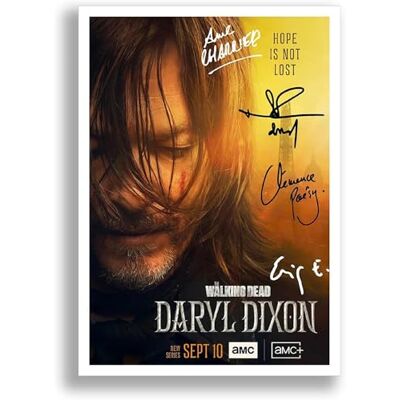 Mounted Gifts Trading The Walking Dead Full Cast Signed Autograph Signature A4 Poster Photo Print Photograph Artwork Wall Art Picture Present Memorabilia Gift (Daryl Dixon A4 Poster Only) Mounted Gifts Trading The Walking Dead Full Cast Signed Autograph Signature A4 Poster Photo Print Photograph Artwork Wall Art Picture Present Memorabilia Gift (Daryl Dixon A4 Poster Only)