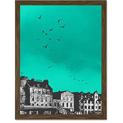 Wee Blue Coo Rooftop Birds Leith 18x24 Large Framed Art Print Poster Wall Decor 18x24 inch Wee Blue Coo Rooftop Birds Leith 18x24 Large Framed Art Print Poster Wall Decor 18x24 inch