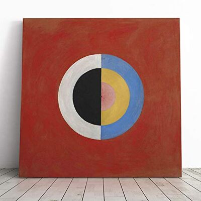 Big Box Art Canvas Print Wall Art Hilma af Klint The Swan Mounted and Stretched Box Frame Picture Home Decor for Kitchen, Living, Dining Room, Bedroom, Hallway, Muli-Colour, 14x14 Inch Big Box Art Canvas Print Wall Art Hilma af Klint The Swan Mounted and Stretched Box Frame Picture Home Decor for Kitchen, Living, Dining Room, Bedroom, Hallway, Muli-Colour, 14x14 Inch