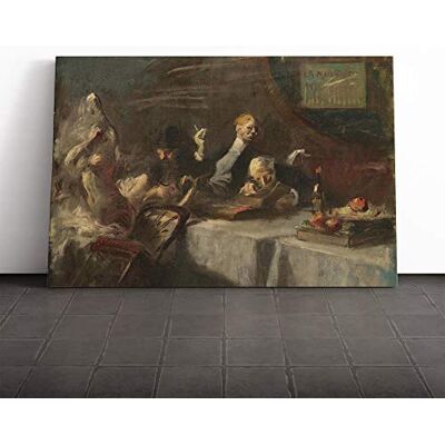 Big Box Art Jean-Louis Forain A Night at Maxims Canvas Print Gallery Wrapped 30mm Frame Wall Art 20x14 inches Ready to Hang Modern Picture Living Room Bedroom Lounge Office Big Box Art Jean-Louis Forain A Night at Maxims Canvas Print Gallery Wrapped 30mm Frame Wall Art 20x14 inches Ready to Hang Modern Picture Living Room Bedroom Lounge Office