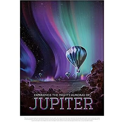 Fine Art Prints Jupiter Mighty Auroras NASA Space Tours Travel Art Print Canvas Premium Wall Decor Poster Mural Fine Art Prints Jupiter Mighty Auroras NASA Space Tours Travel Art Print Canvas Premium Wall Decor Poster Mural