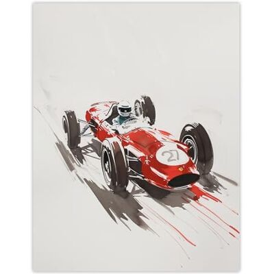 Artery8 Vintage Automobile Race Car Sport Watercolour Man Cave Large Wall Art Poster Print Thick Paper 18X24 Inch Artery8 Vintage Automobile Race Car Sport Watercolour Man Cave Large Wall Art Poster Print Thick Paper 18X24 Inch