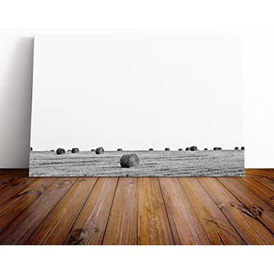 Big Box Art Landscape Hay Bales on a Field (1) Canvas Print Gallery Wrapped 30mm Frame Wall Art 30x20 inches Ready to Hang Modern Landscape Picture Living Room Bedroom Lounge Office Big Box Art Landscape Hay Bales on a Field (1) Canvas Print Gallery Wrapped 30mm Frame Wall Art 30x20 inches Ready to Hang Modern Landscape Picture Living Room Bedroom Lounge Office