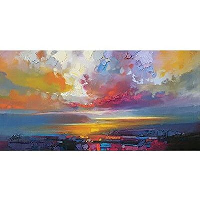 The Art Group Art Group AFWDC93190 The Scott Naismith Uig Clouds Canvas Print, Cotton, Multi-Colour, 1.8 x 50 x 100 cm The Art Group Art Group AFWDC93190 The Scott Naismith Uig Clouds Canvas Print, Cotton, Multi-Colour, 1.8 x 50 x 100 cm