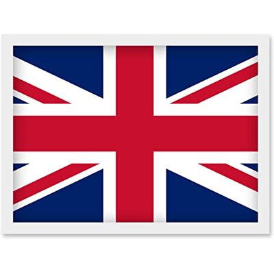 Artery8 - UK Flag - National Flag - Framed - Poster Artery8 - UK Flag - National Flag - Framed - Poster
