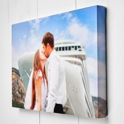SwiftprintUK Personalised Canvas Photo Print 31x21cm – Custom Photo on Canvas – Upload Your Picture – Wall Art Gift for Home, Birthday, Anniversary, Wedding SwiftprintUK Personalised Canvas Photo Print 31x21cm – Custom Photo on Canvas – Upload Your Picture – Wall Art Gift for Home, Birthday, Anniversary, Wedding