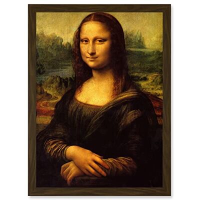 Artery8 - Mona Lisa - A4 - Framed - Wall Art Artery8 - Mona Lisa - A4 - Framed - Wall Art