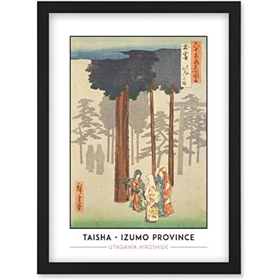 Artery8 - Taisha - A4 - Black - Wall Art Print Artery8 - Taisha - A4 - Black - Wall Art Print