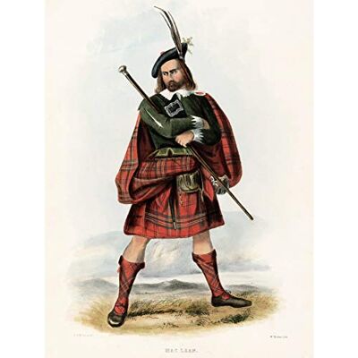 Wee Blue Coo PAINTING PORTRAIT HIGHLAND CLAN SCOTLAND TARTAN MACLEAN ART POSTER PRINT 18x24 INCH LV2751 Wee Blue Coo PAINTING PORTRAIT HIGHLAND CLAN SCOTLAND TARTAN MACLEAN ART POSTER PRINT 18x24 INCH LV2751