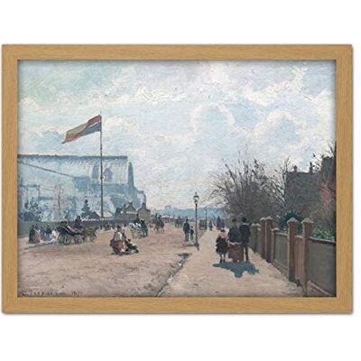 Fine Art Prints Pissarro Crystal Palace Sydenham London Cityscape Painting Large Framed Art Print Poster Wall Decor 18x24 in Fine Art Prints Pissarro Crystal Palace Sydenham London Cityscape Painting Large Framed Art Print Poster Wall Decor 18x24 in