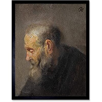 Fine Art Prints Rembrandt Study Old Man Profile Painting Unframed Wall Art Print Poster Home Decor Premium Fine Art Prints Rembrandt Study Old Man Profile Painting Unframed Wall Art Print Poster Home Decor Premium